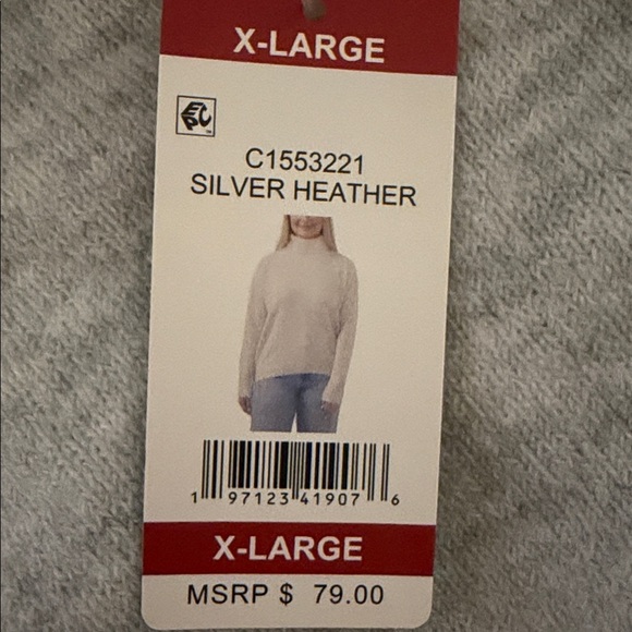 Vince Camuto Light Gray Turtleneck Sweater - Picture 6 of 7